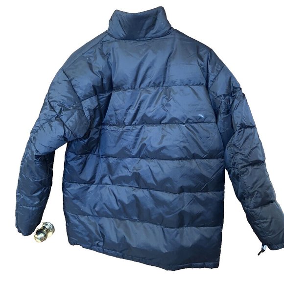 Athletic Works Black Nylon Lined Feather Down Puffer Coat Mens Small (34-36) - Picture 2 of 14